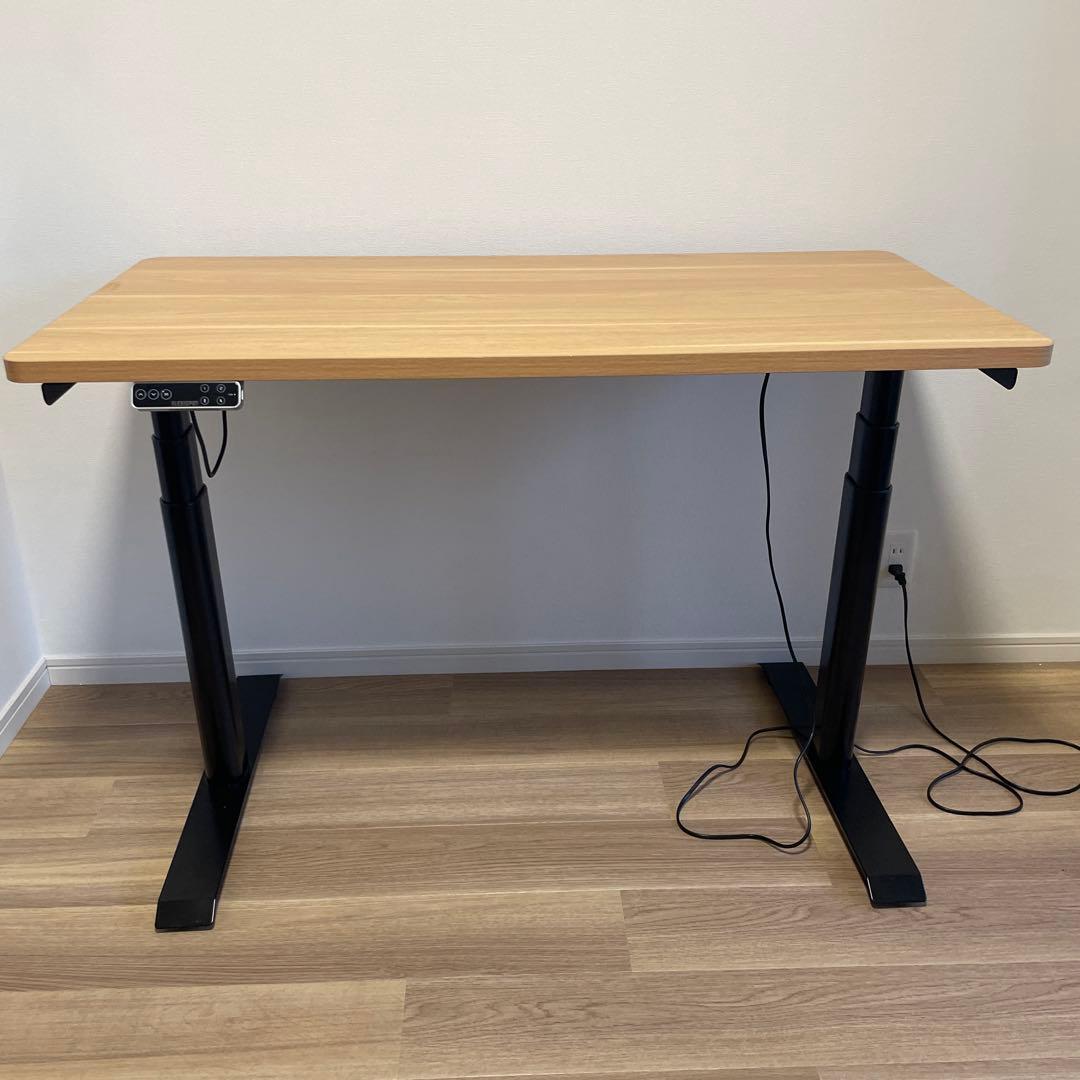 Flexispot E8電動昇降デスク 120 × 60cm メイプル