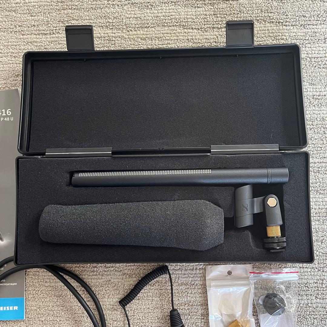 SENNHEISER ゼンハイザー MKH416 P48U ショットガンマイク他