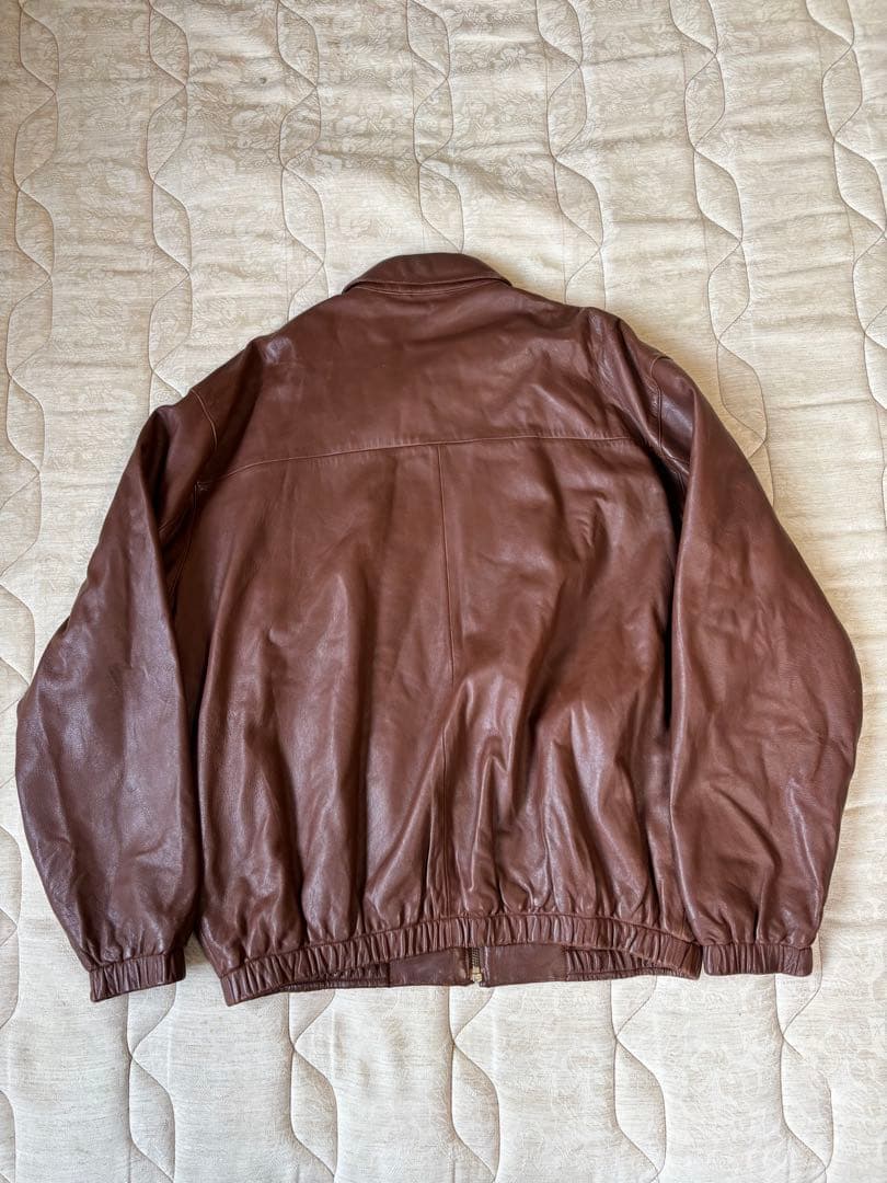 ラルフローレン　レザージャケット　スイングトップ　ポニーなし　90s A2