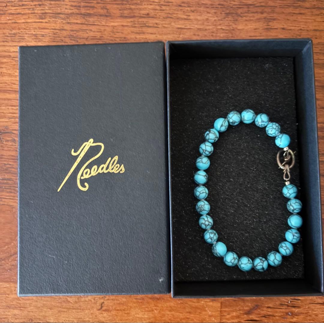 Needles ターコイズビーズブレスレット