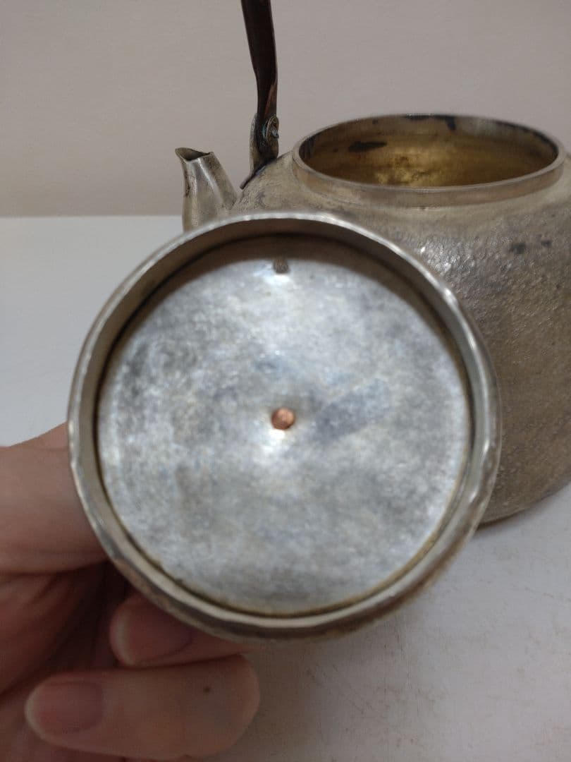 平安銅政 湯沸 共箱 茶道具 煎茶道具 急須 茶注 薬缶