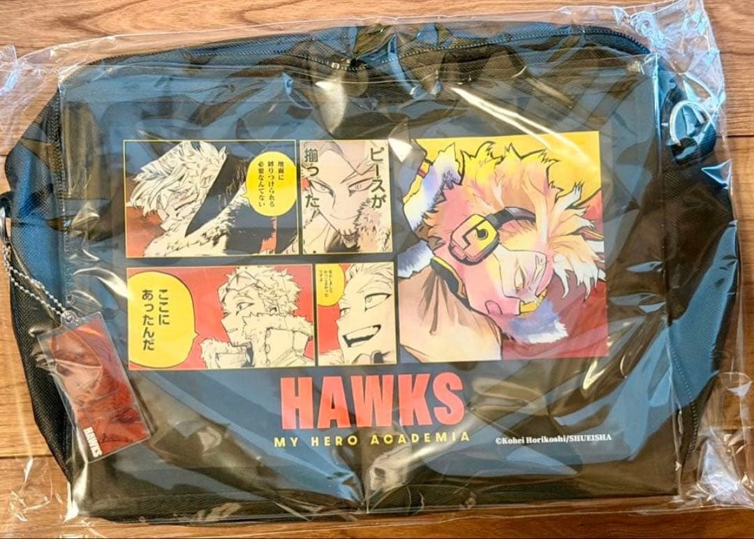 ヒロアカ 魅せ窓 ショルダーバッグ バースデー 2025 ホークス チャーム付き