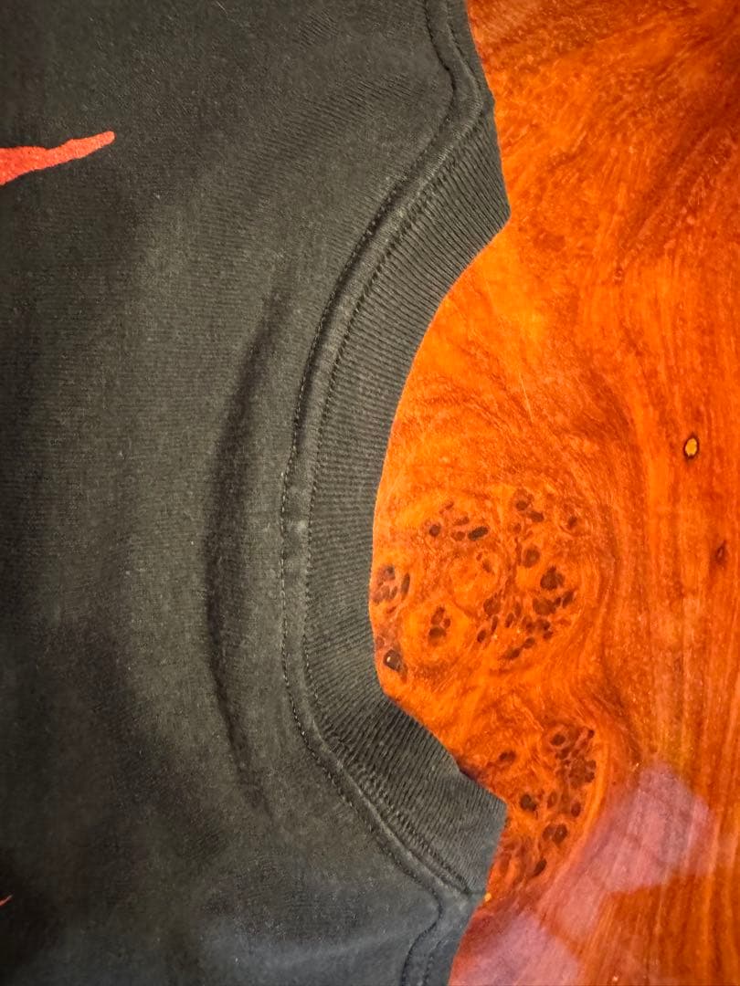 ビンテージBALZAC黒グラフィック、バンT made in USA、L美品