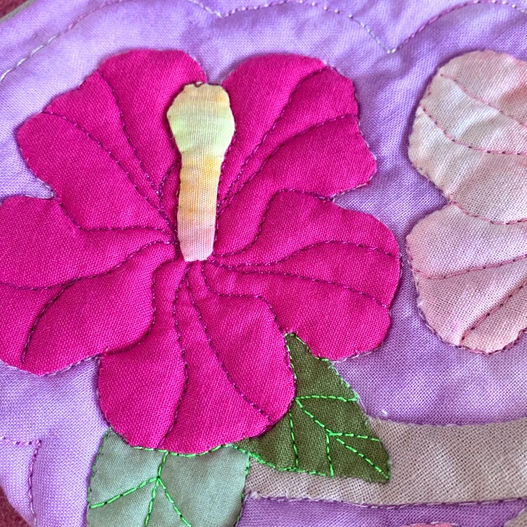 ハワイアンキルト　ポーチ　フラガール オーダー