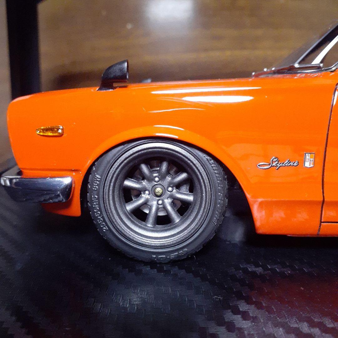 イグニッションモデル　ハコスカGT-R 1/18レッド。ig0770