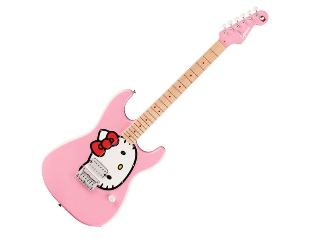 Squier ストラトキャスター HELLOKITTY ハローキティ 限定版