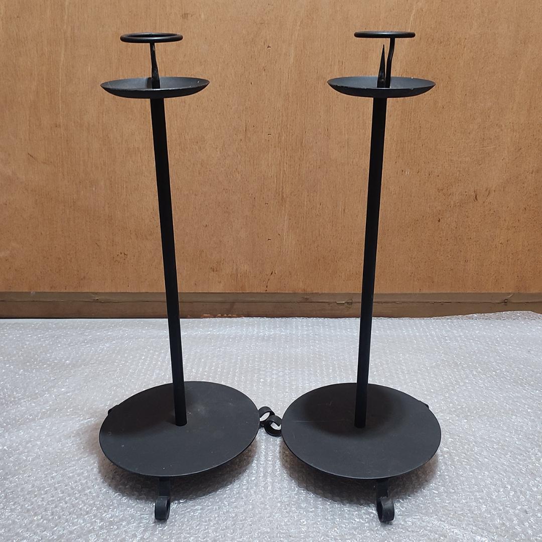 アンティーク 燭台 鉄製 骨董