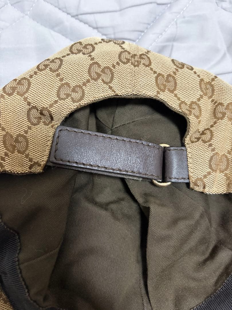 GUCCI GGパターンキャップ ベージュ