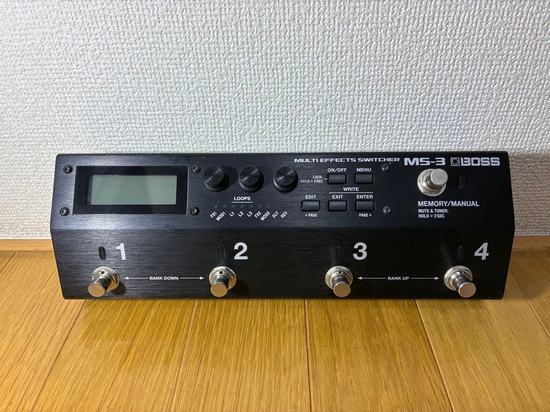 BOSS MS-3＆FS7 マルチエフェクトスイッチャー＆フットスイッチ