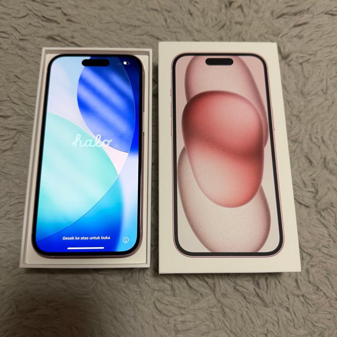 iPhone15 ピンク