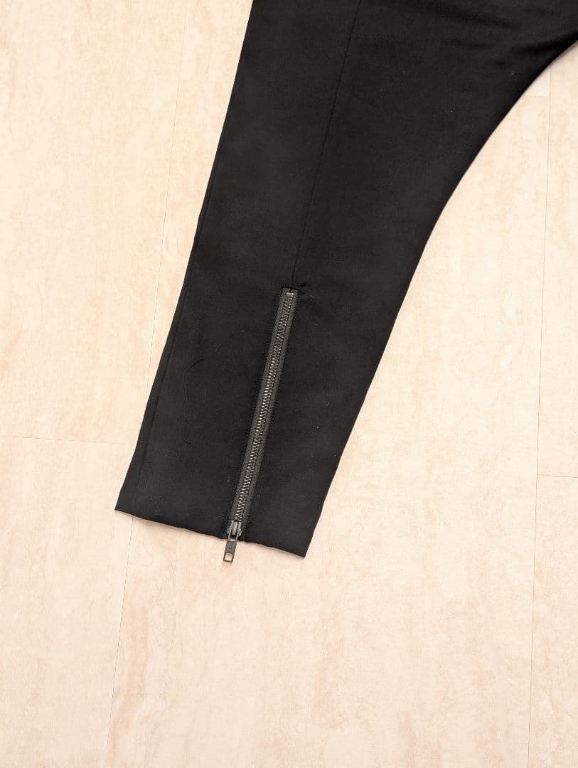 PRY│Drawstring Sarouel Zip Pants【BLACK】