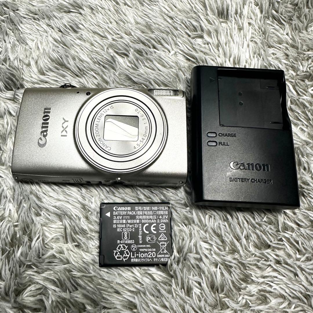 【美品】Canon IXY 650 シルバー コンパクトデジタルカメラ　充電器
