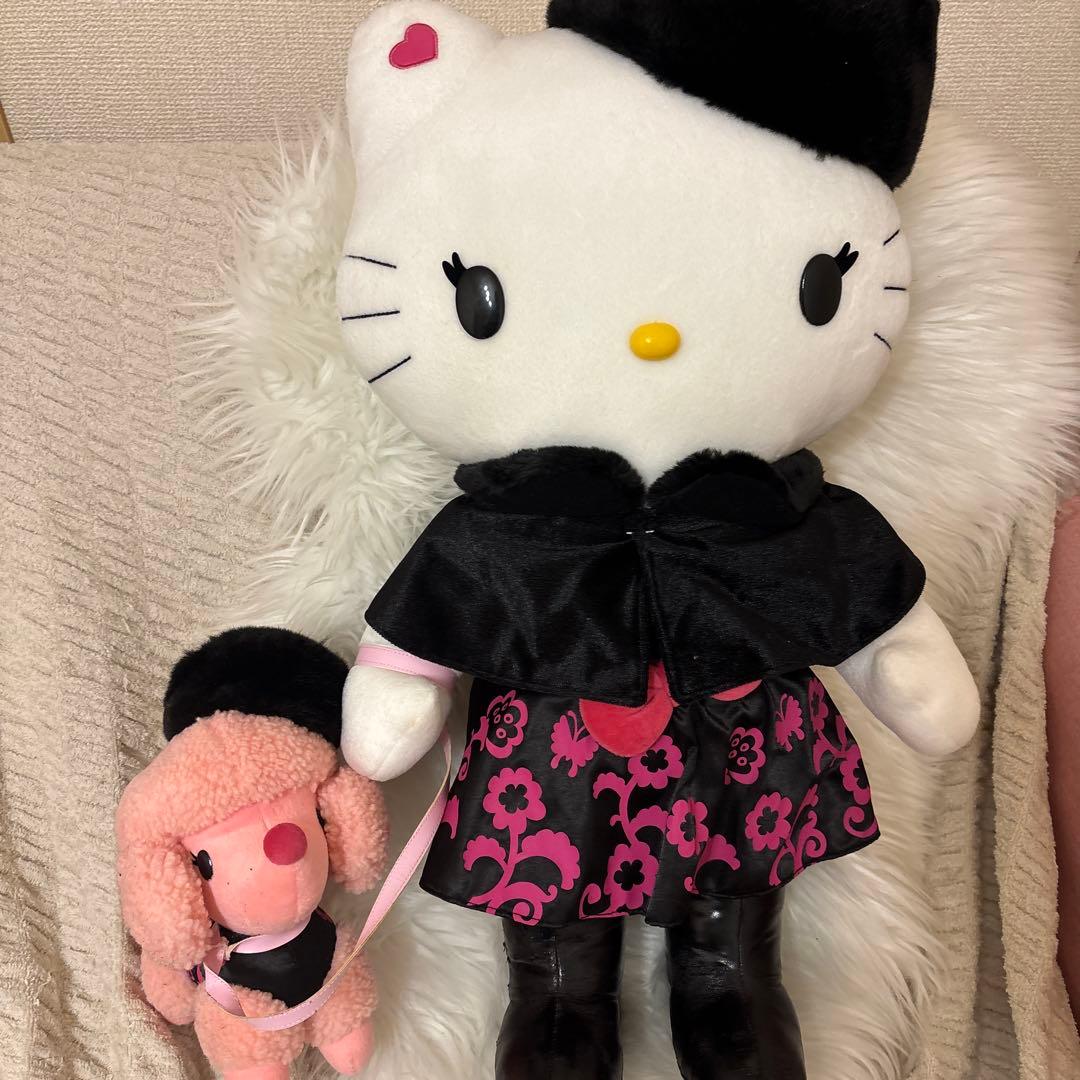 ハローキティ　momoberry モモベリー 激レア　ぬいぐるみ　プードル　特大
