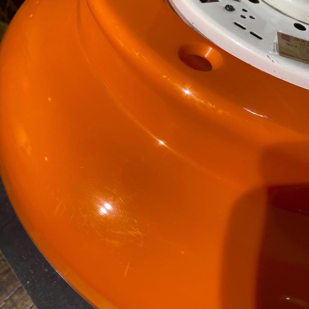 ペンダントライト レトロポップ オレンジ 昭和レトロ 当時物インテリア 天井照明