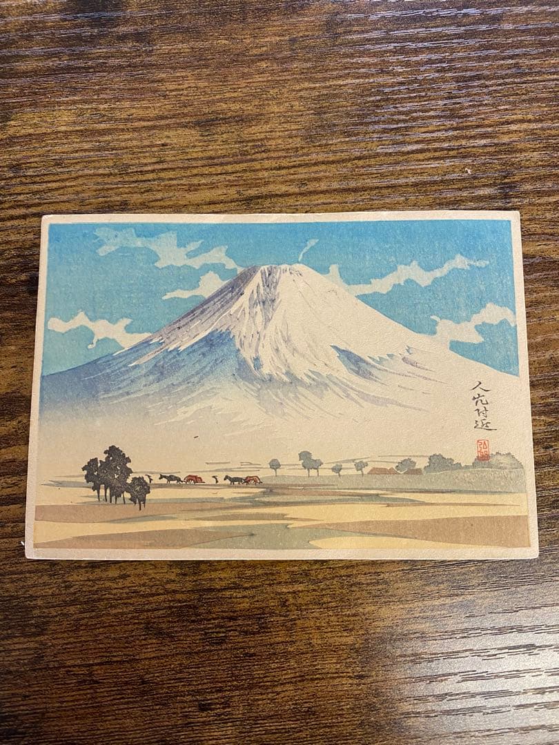 レトロ木版画？セット 自然・城・冬の風景まとめ10枚入手困難で希少な版画です