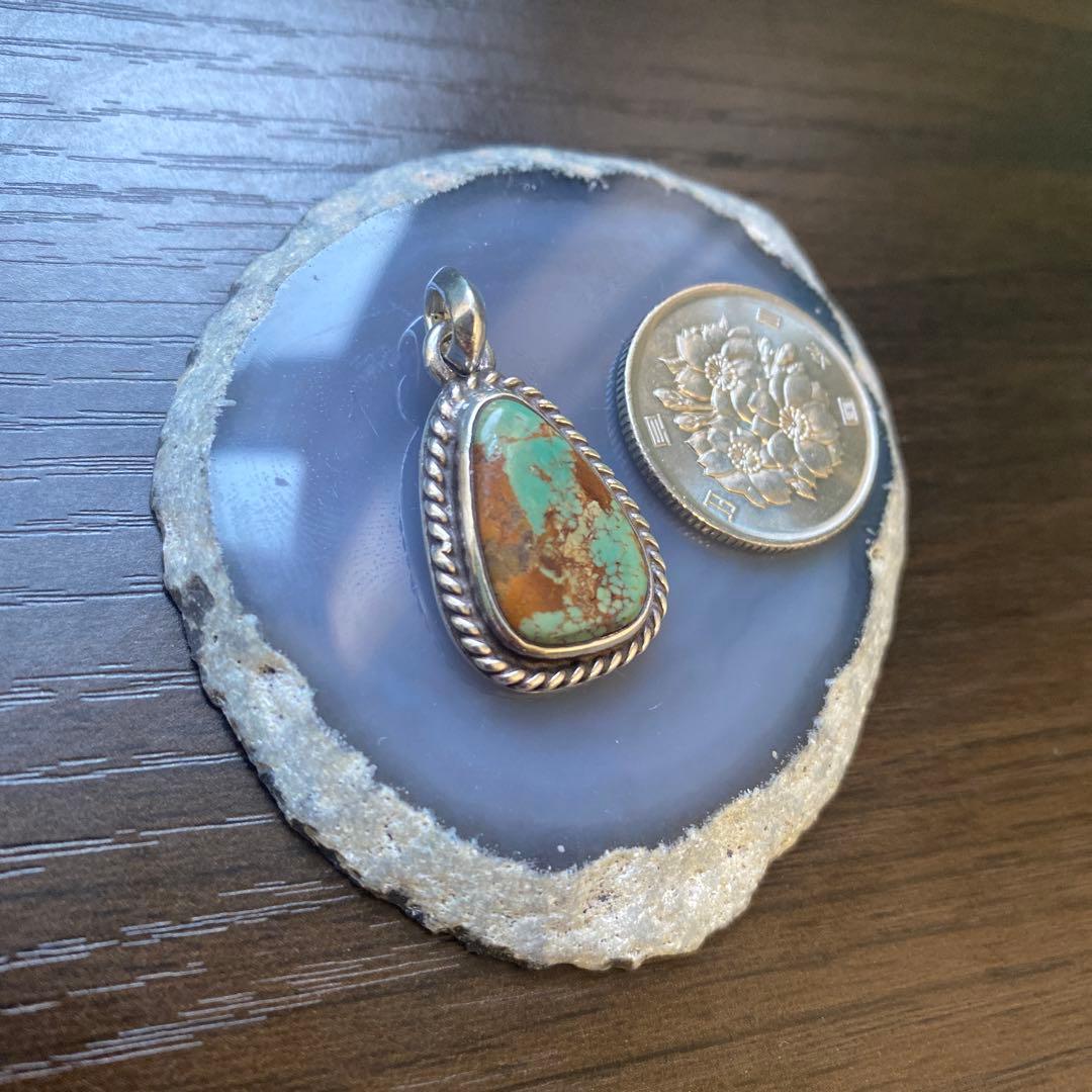 Silver 925 キングマンターコイズ シルバー ネックレス 原石