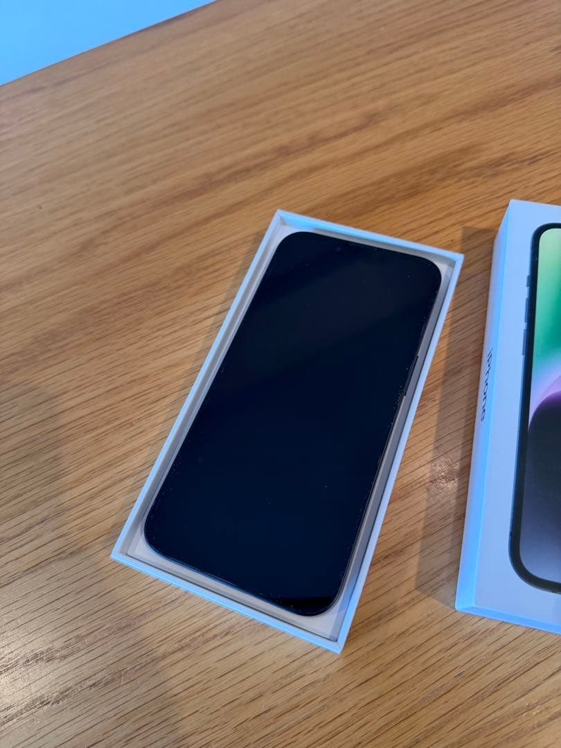 iPhone 14 128GB ミッドナイト 黒 SIMフリー 箱付き 美品