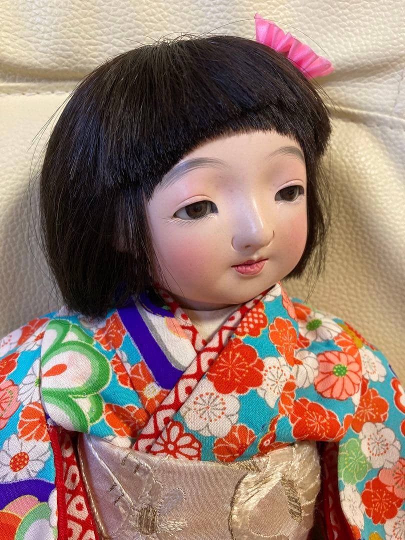 自由人形　市松人形38センチ