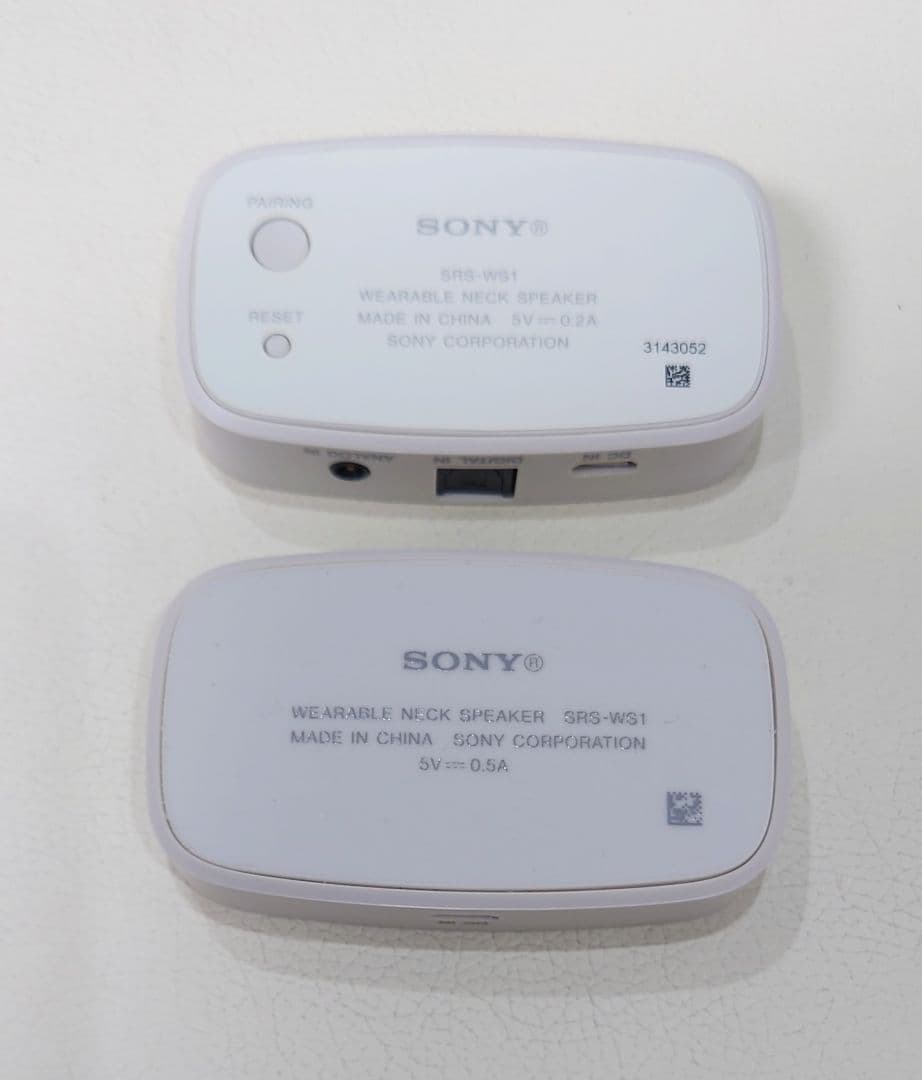 SONY ネックスピーカー SRS-WS1 ワイヤレススピーカー　美品