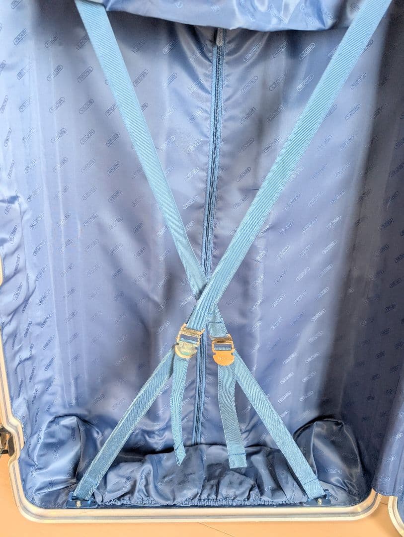 【良品】RIMOWA TOPAS シリーズ 104L 青ロゴ ホイール新品 4輪