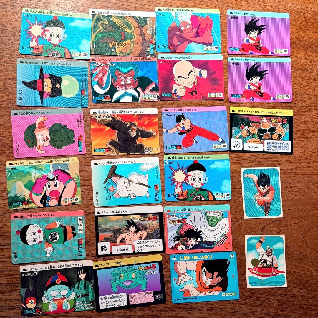 【ウィル】初期DRAGON BALLカードダス28枚セットおまけ付き悟空
