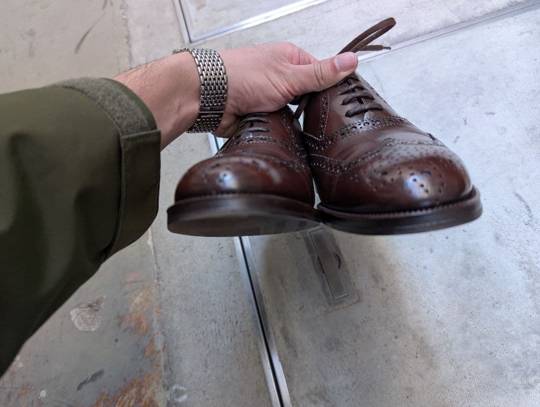 タニノクリスチー ダークブラウン ウィングチップ 5サイズ