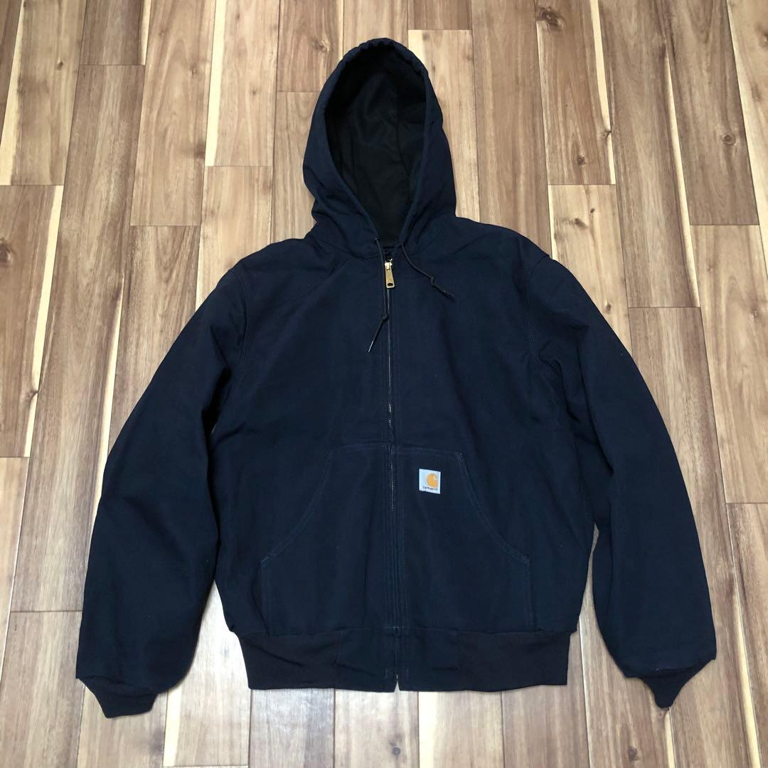 【最終値下】美品 usa製 carhartt アクティブジャケット ネイビー