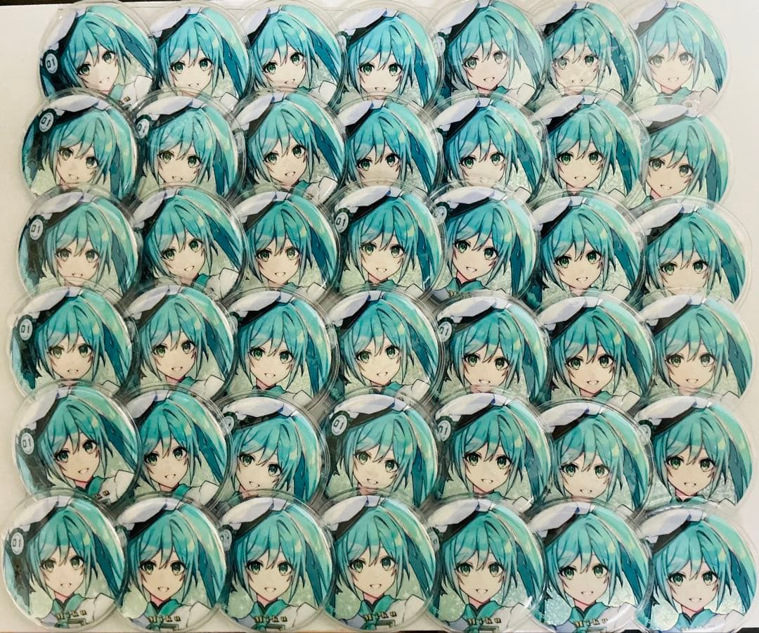 初音ミク　アニメイトカフェ　2024 缶バッジ　マジミラ　プロセカ　43個