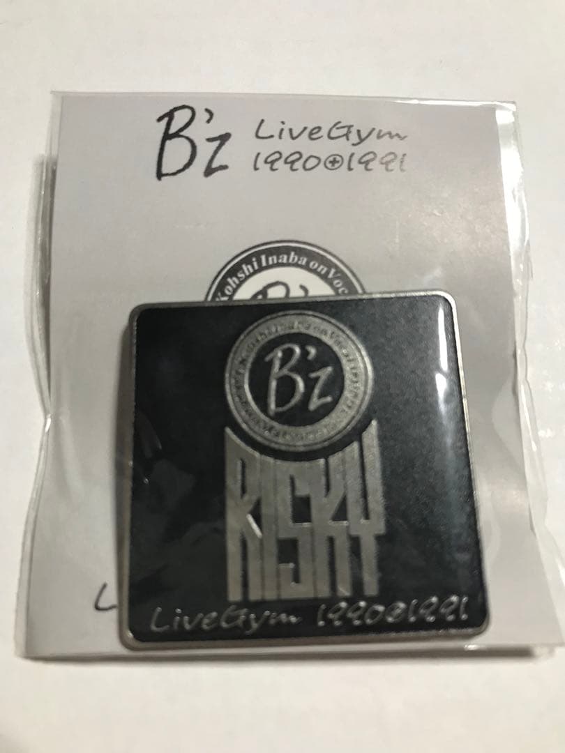 B'z risky live gym 1990 バッジ