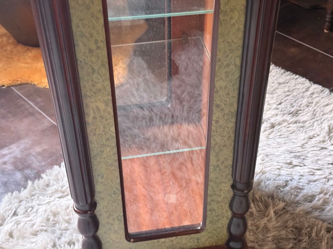 象嵌 キャビネット ガラスケース ショーケース アンティーク ビンテージ YZ
