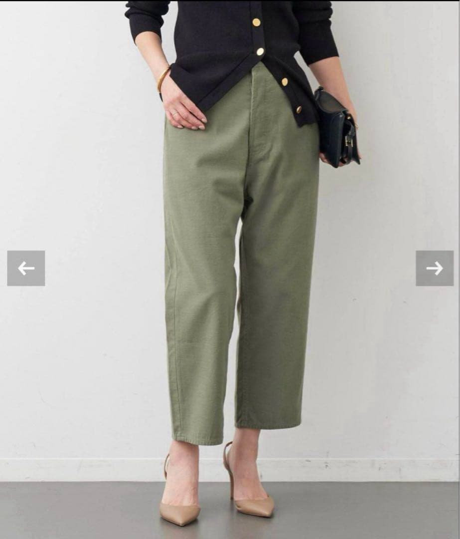 美品MADISON BLUE マディソンブルー　サルエルパンツL.oz BS