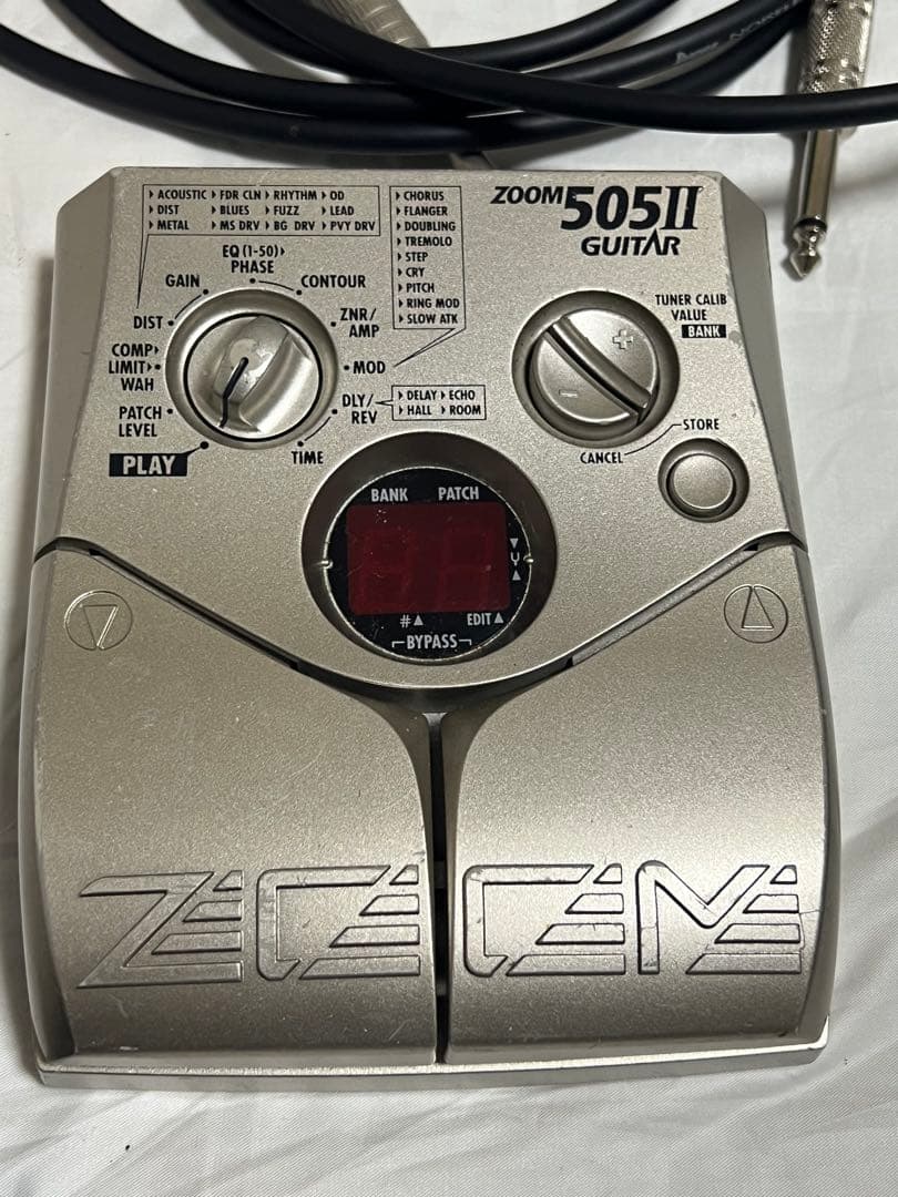エレキギター　mavis エフェクター　ZOOM 505II セット