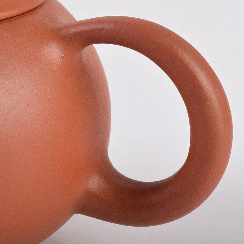 中国　紫砂　朱泥　急須　茶壷　在銘　V　R8920