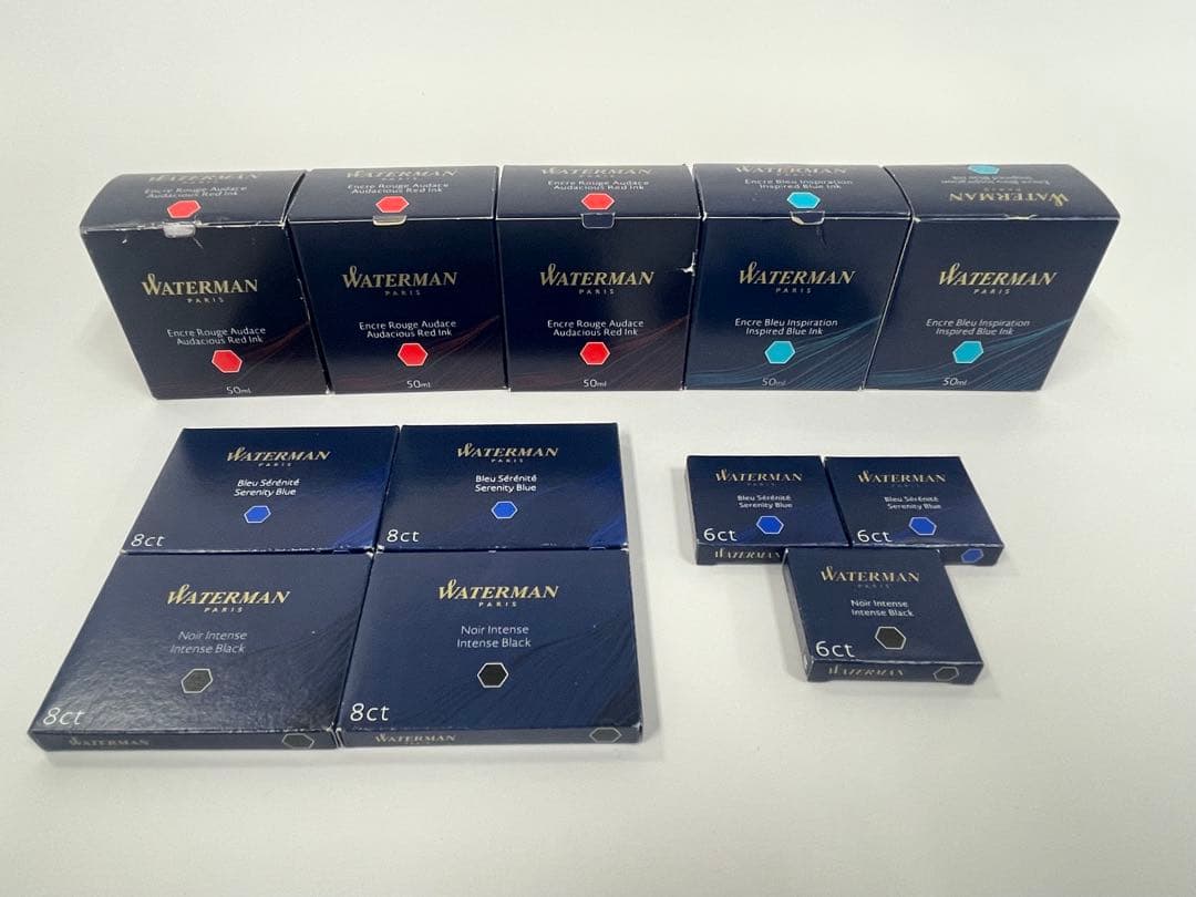 筆記具 ウォーターマン 万年筆用インク・カートリッジ 計13点セット