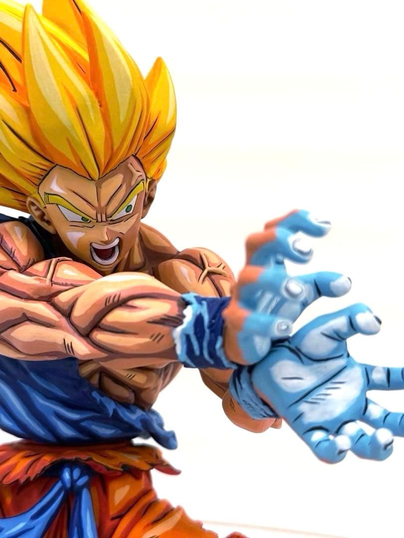 ドラゴンボール リペイント 二次元彩色 孫悟空 超サイヤ人 かめはめ波 アニメ塗