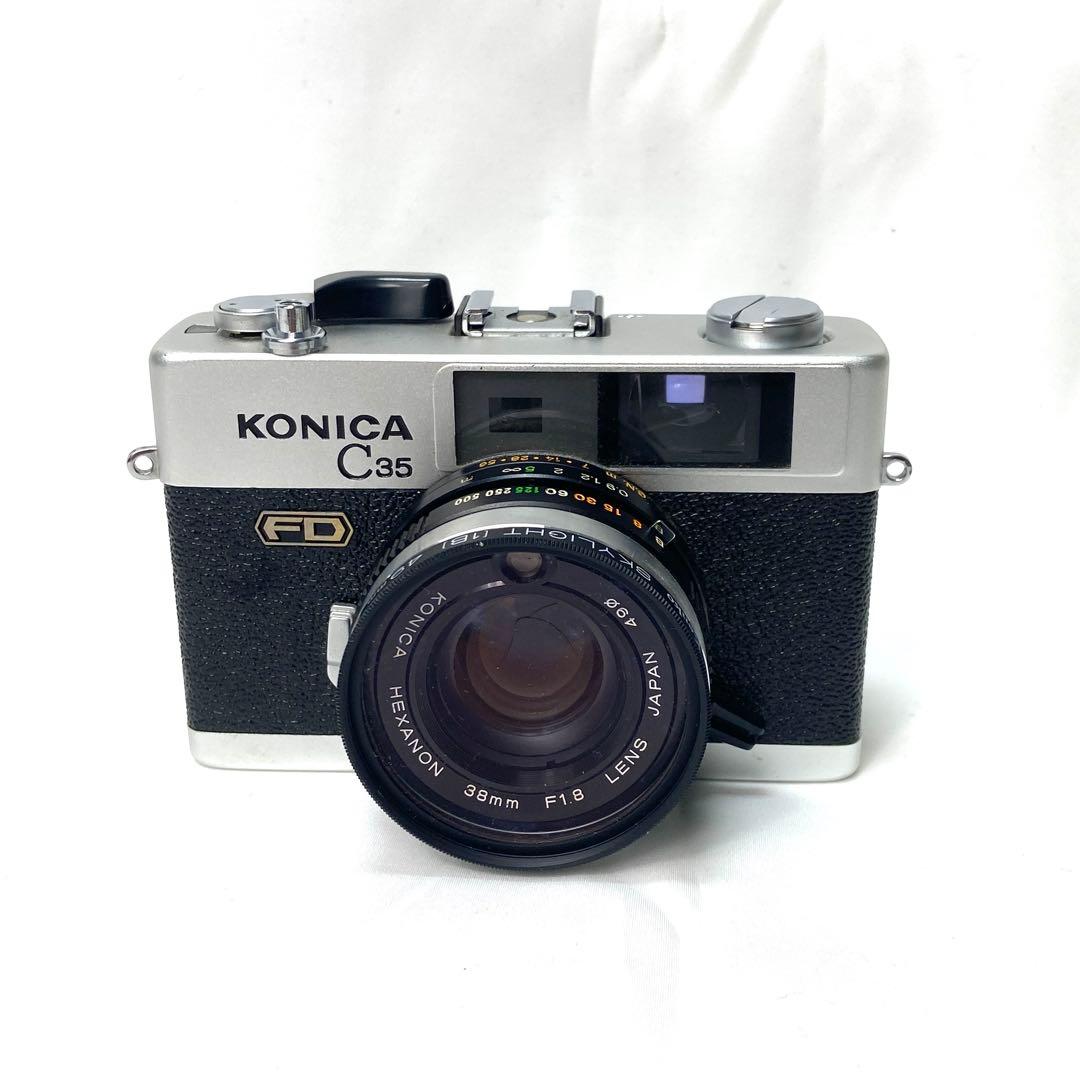 Konica コニカ C35 フィルムカメラ 動作品 レトロ ヴィンテージ