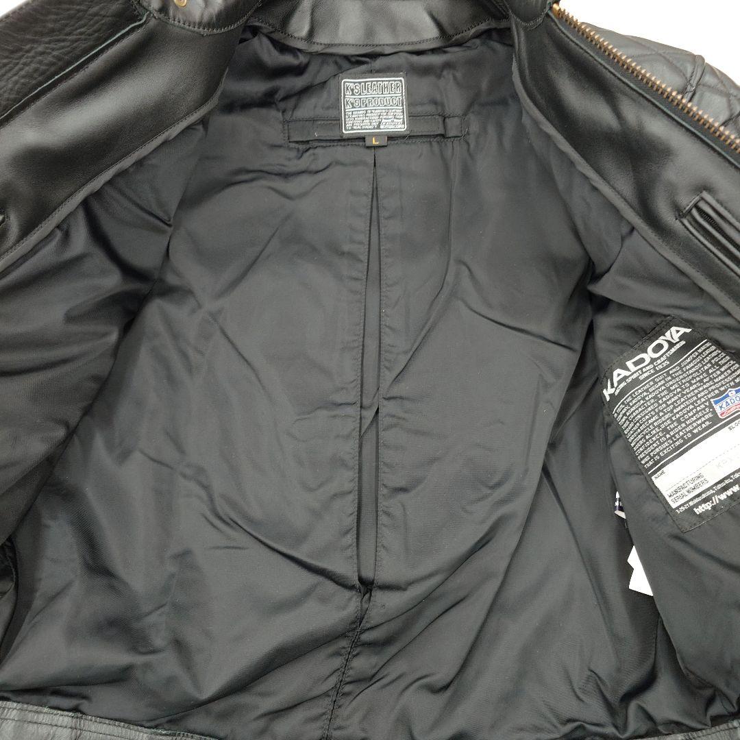 カドヤ　バレンツエボ　ライダースジャケット　KADOYA　Lサイズ