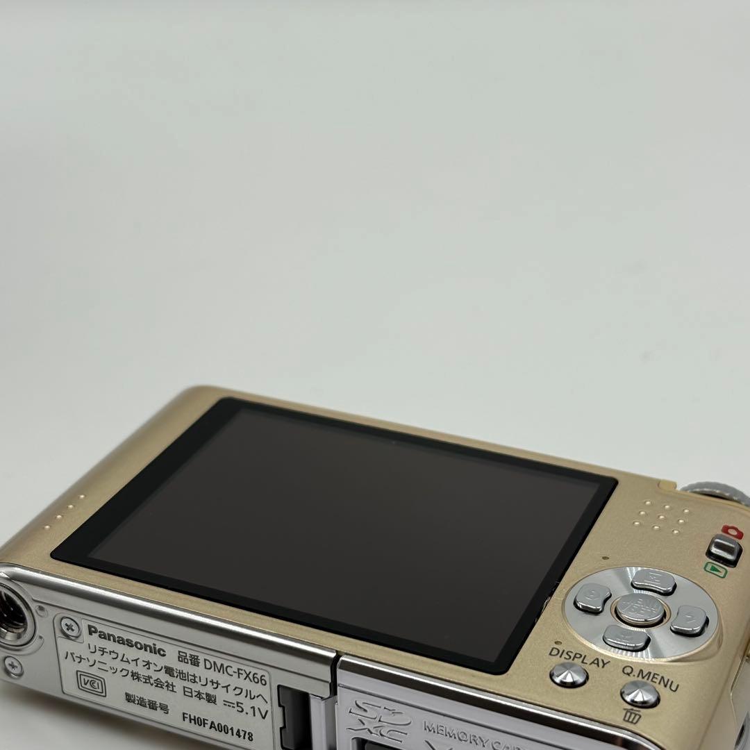 【美品】Panasonic LUMIX DMC-FX66（ゴールド）