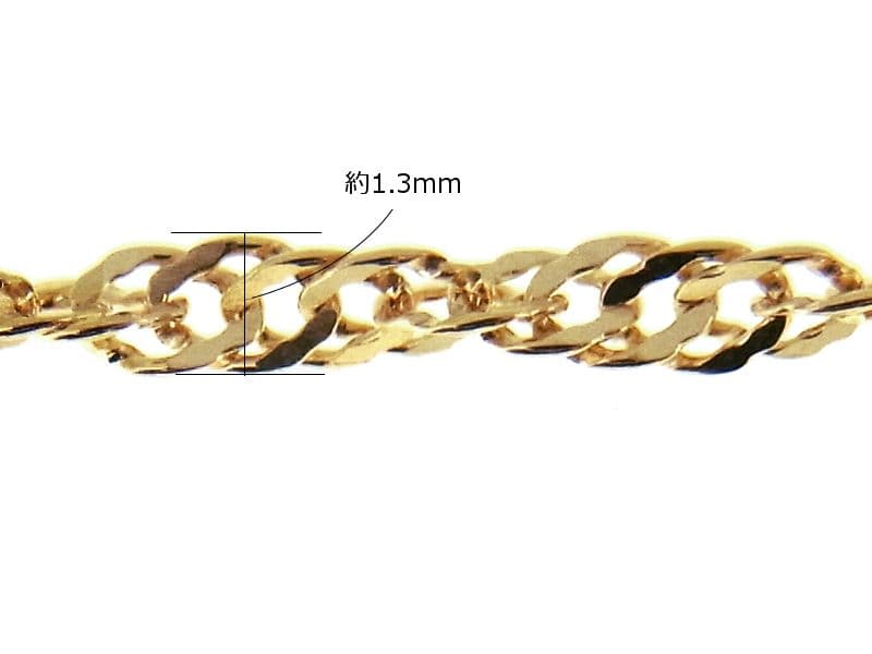 cocoa.moa05130329　k18アンクレット　スクリューチェーン