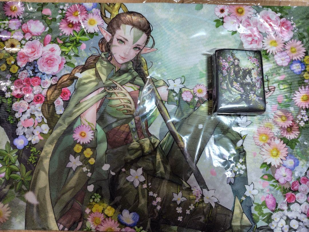 MTG 復活した精霊信者、ニッサ　PWSプロモ版&プレイマット&スリーブセット