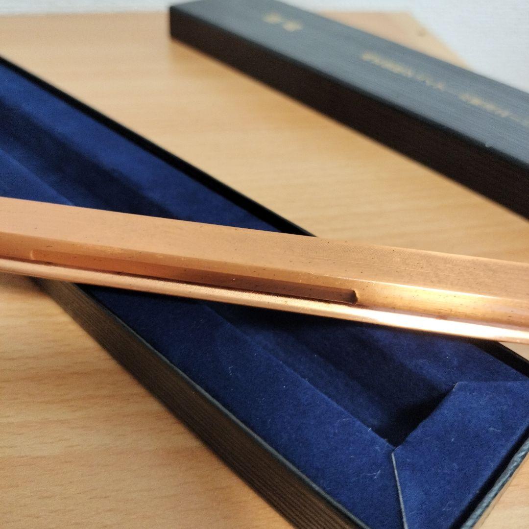 JR東海 東海道新幹線 架線（トロリー線）の純銅製文鎮　ペーパーウエイト