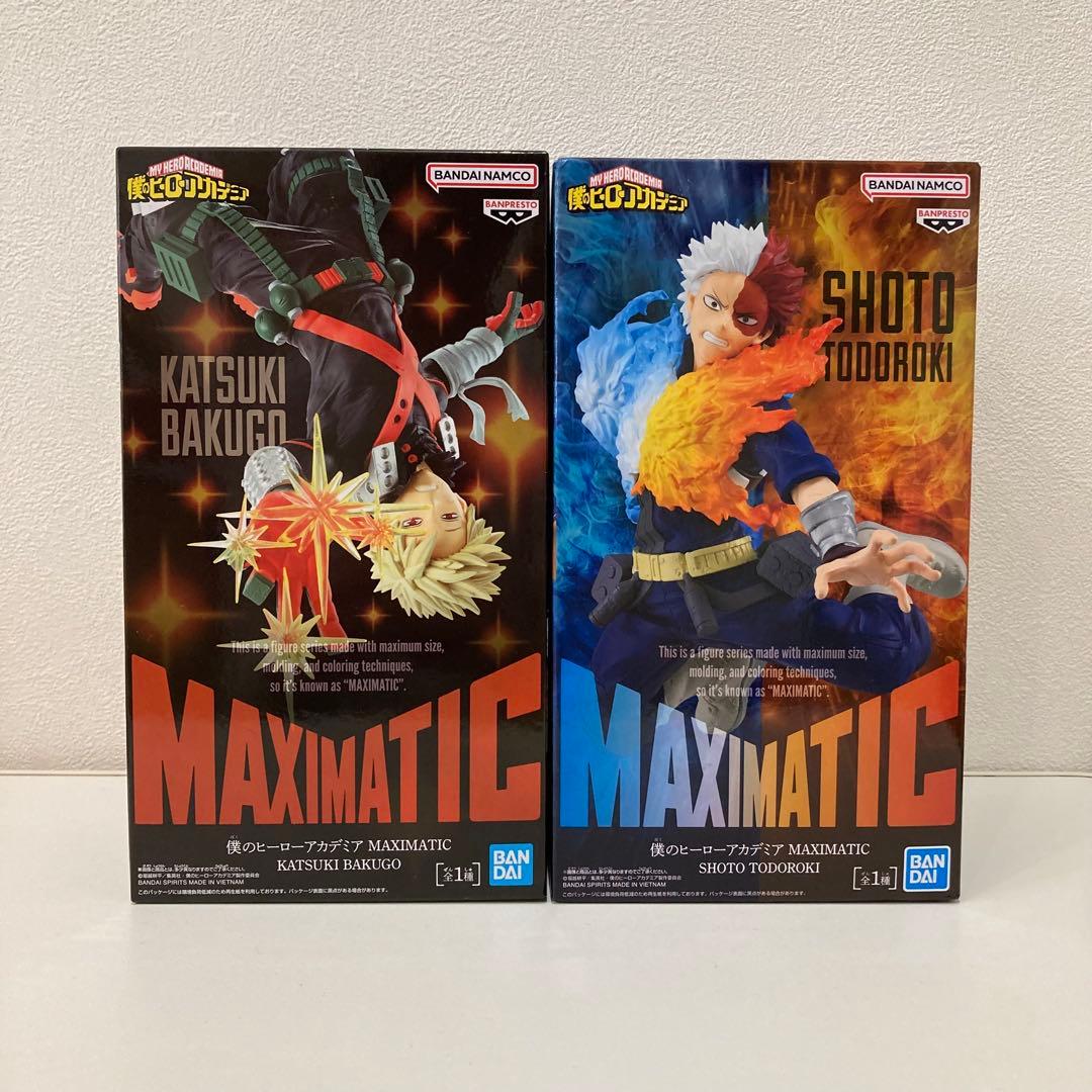 僕のヒーローアカデミア　MAXIMATIC　爆豪勝己　轟焦凍　フィギュア　未開封