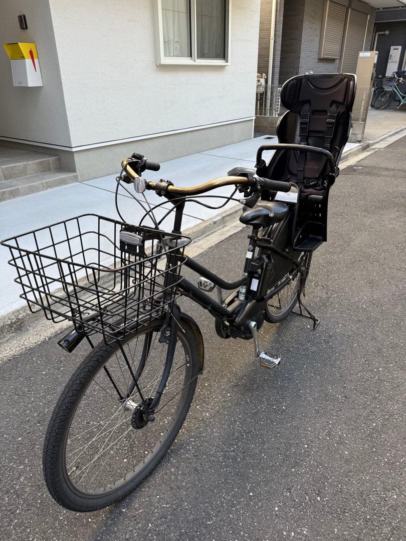 早い者勝ち　ブリヂストンハイディー電動アシスト自転車　チャイルドシート付き