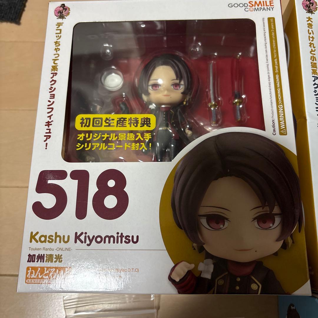 ねんどろいど　518 525 760 刀剣乱舞　小狐丸　加州清光　大和守安定