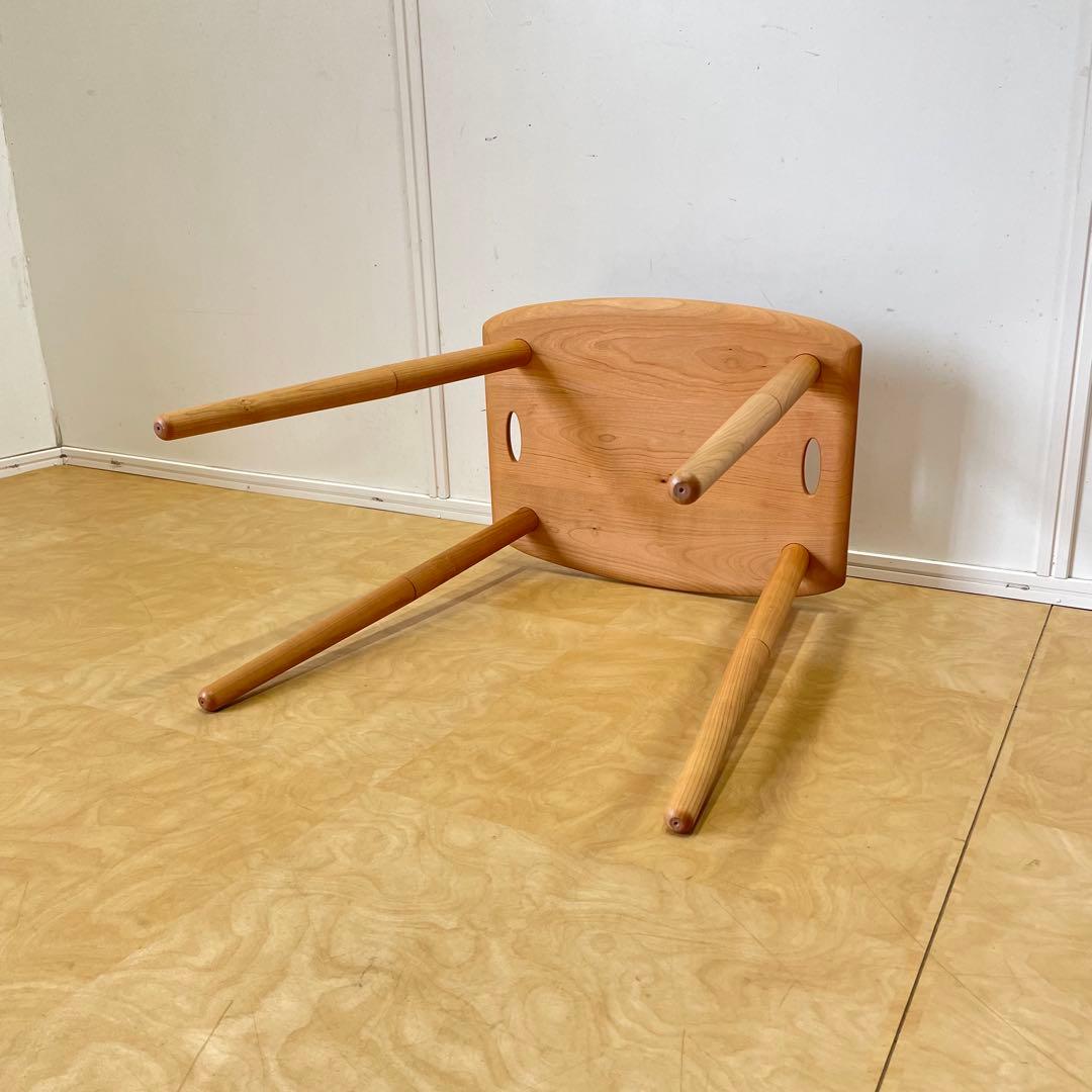 キャトル・セゾン サクラ材 トレイテーブル サイドテーブル 花台 北欧スタイル