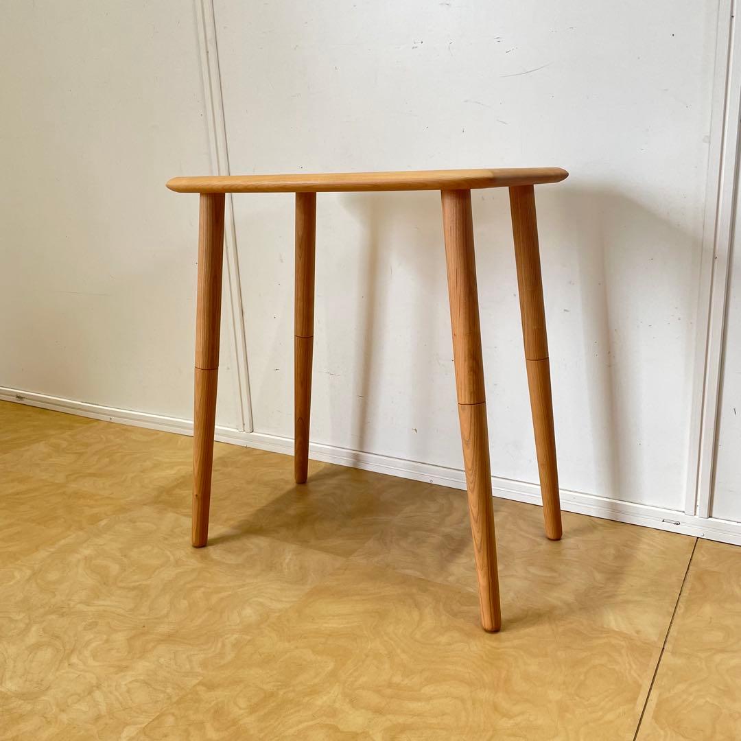 キャトル・セゾン サクラ材 トレイテーブル サイドテーブル 花台 北欧スタイル