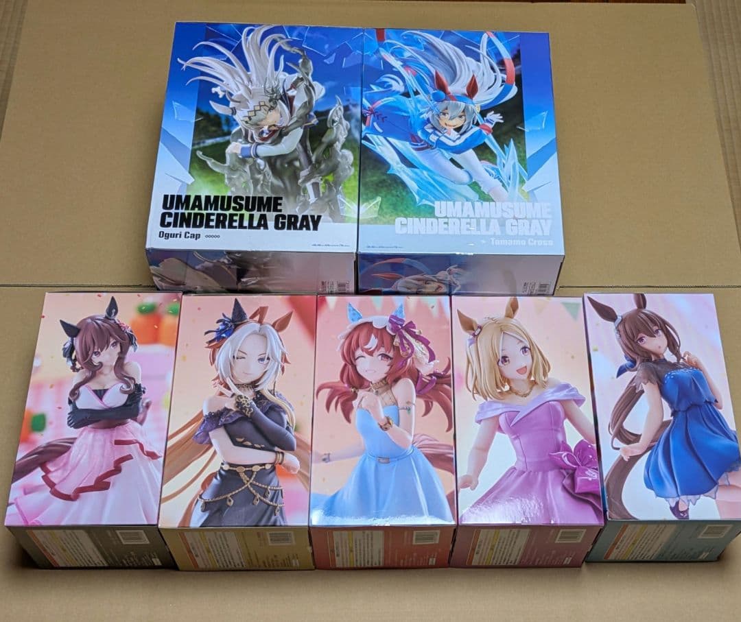 ウマ娘 オグリキャップ タマモクロス ジェンティル等 フィギュア 7体セット