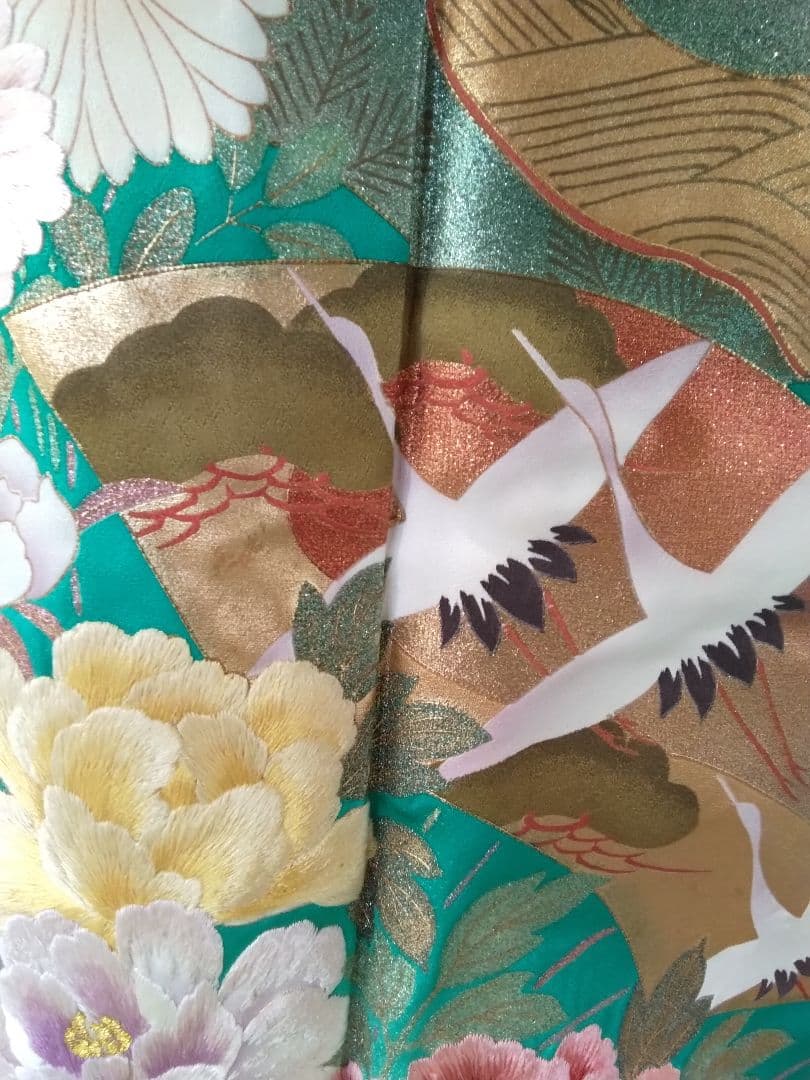 振袖フルセット、正絹振袖、成人式、重ね衿帯揚げ帯締め、西陣袋帯、長襦袢