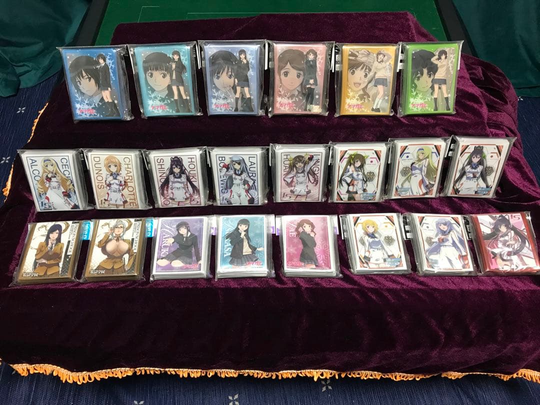 大量 新品 未開封 キャラスリーブ 22点