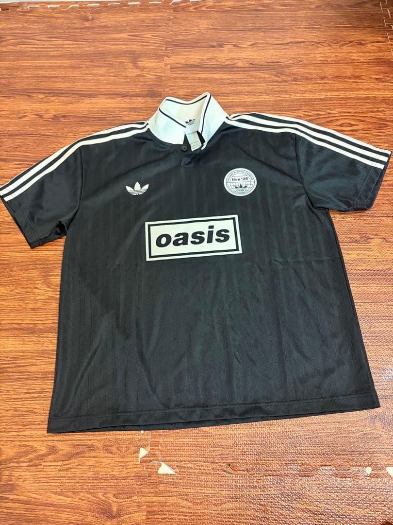adidas Oasis ブラック Tシャツ 2025年ライブ Lサイズ